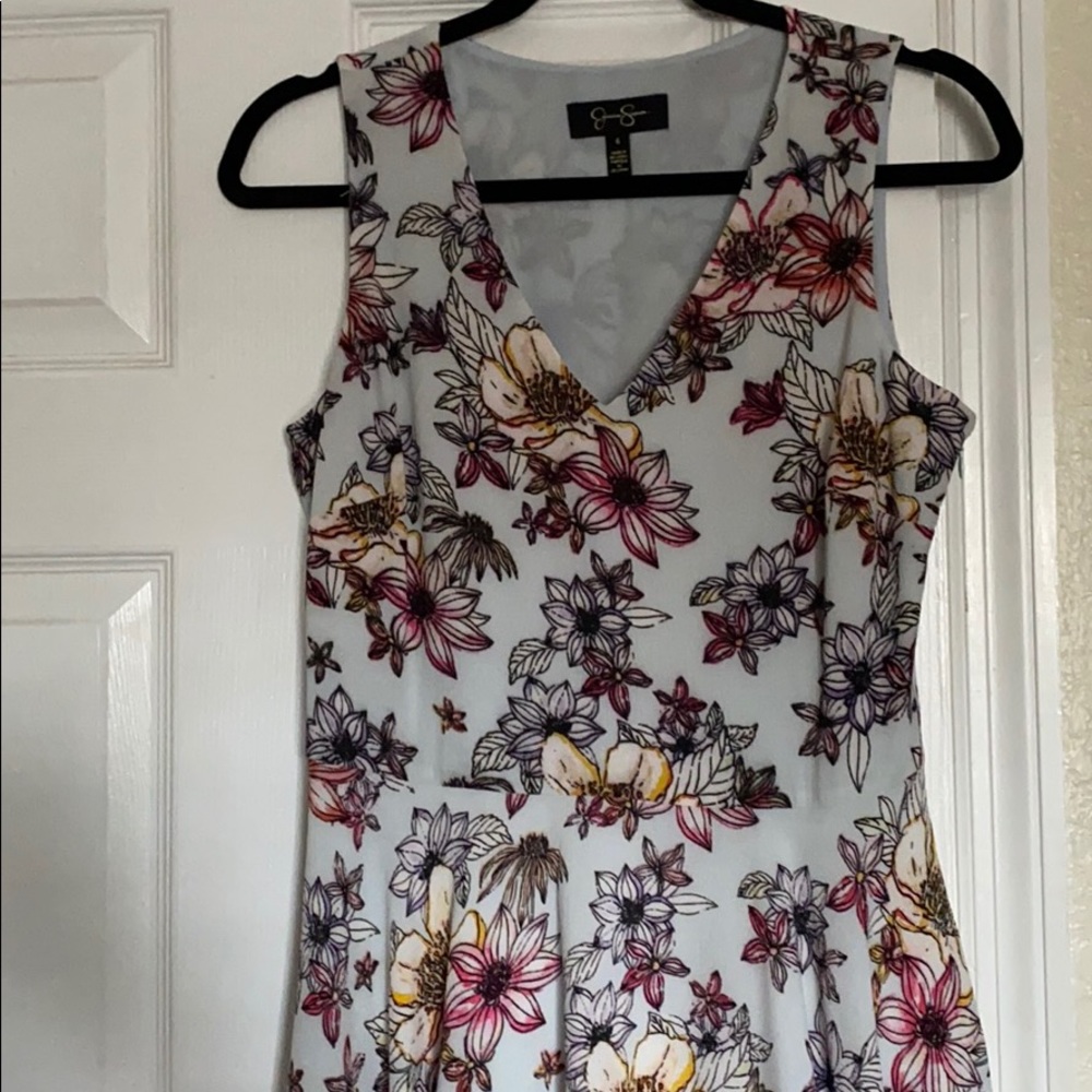 Jessica Simpson V-neck handkerchief dress